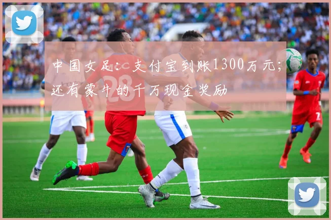 中国女足：支付宝到账1300万元；还有蒙牛的千万现金奖励
