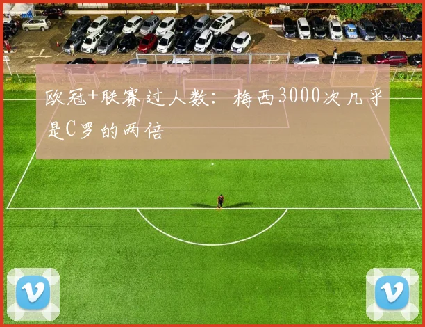 欧冠+联赛过人数：梅西3000次几乎是C罗的两倍